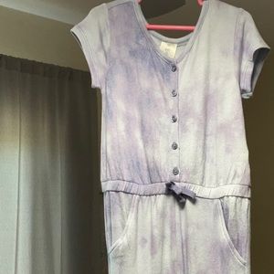 5-T Baby Gap one piece jump suite, multicolored blue